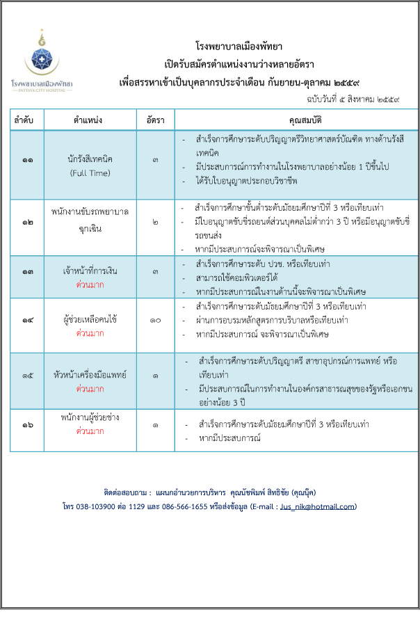 ประกาศรับสมัคร 5-2