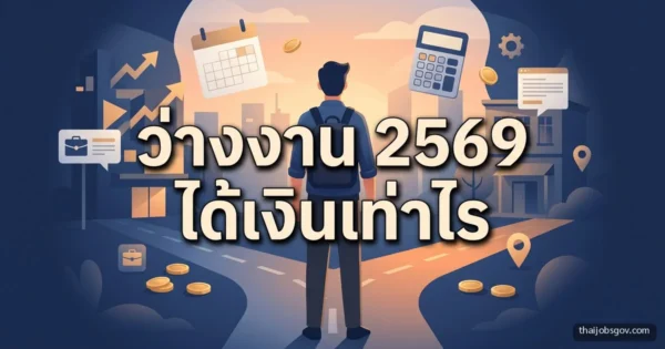 ว่างงาน 2569 ขึ้นทะเบียนประกันสังคม ได้เงินเท่าไหร่