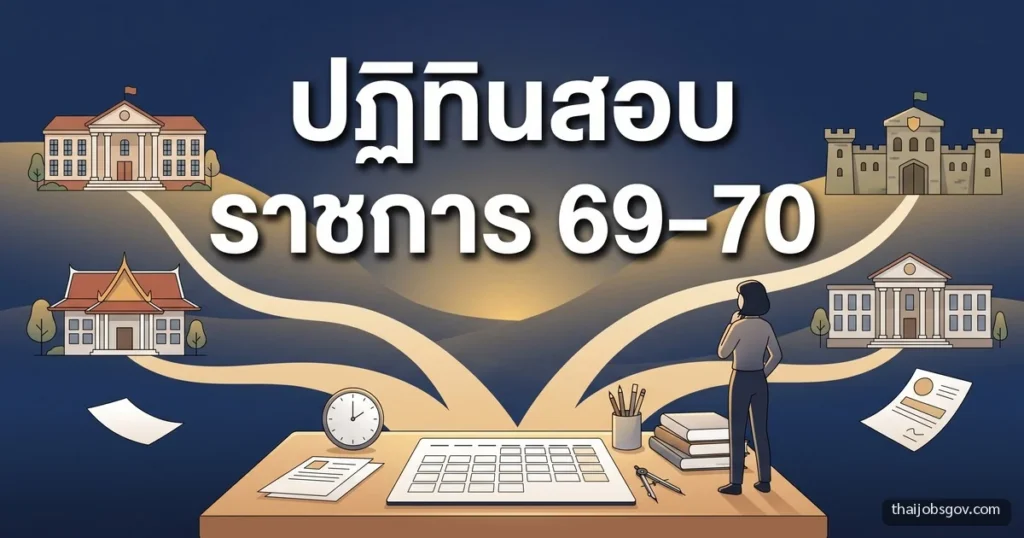 ปฏิทินสอบราชการ 2569-2570 รวมวันสอบที่ประกาศแล้ว