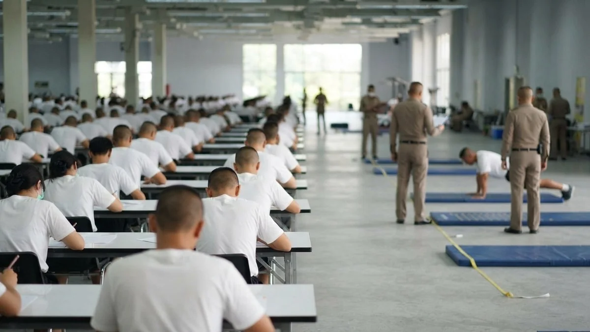 สนามสอบปลัดอำเภอและพื้นที่ทดสอบสมรรถภาพร่างกาย